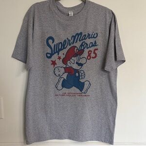 Nintendo Gray Super Mario Bros 85 Tee